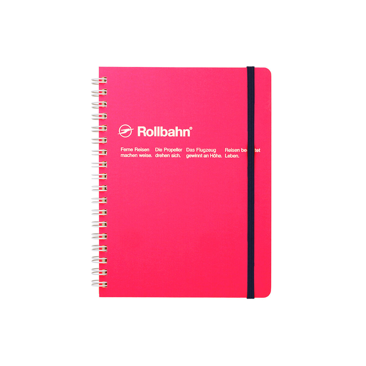 Rollbahn「【直営店限定】ロルバーン ポケット付きメモ ネオン L」|ステーショナリー|ネオンピンク