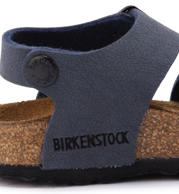 BIRKENSTOCK「【ビルケンシュトック】ニューヨーク/ネイビー ビルコフロー ヌバックレザー/サンダル キッズ」|サンダル|