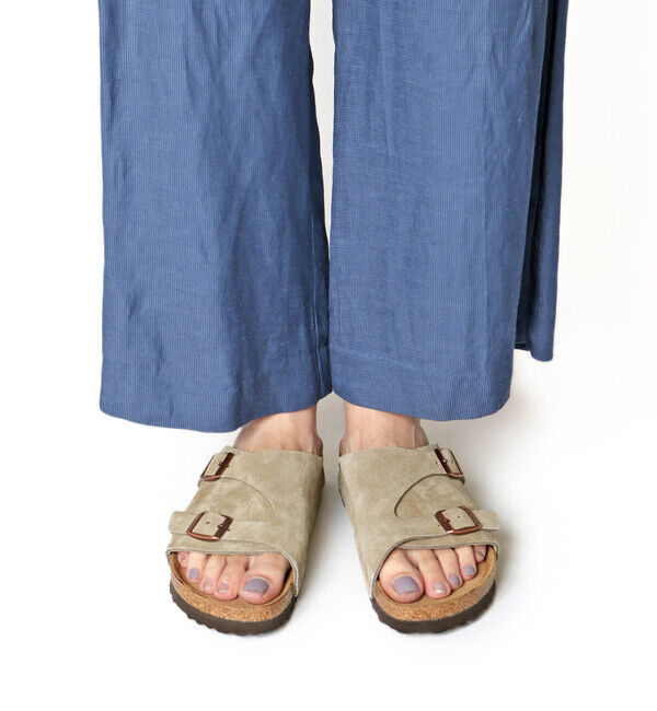 BIRKENSTOCK「【ビルケンシュトック】チューリッヒ ソフトフットベッド/トープ/サンダル メンズ レディース」|サンダル|