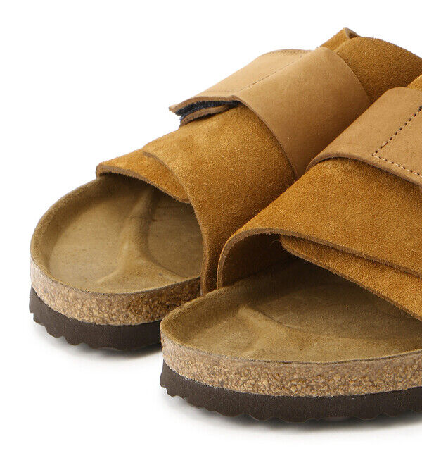 BIRKENSTOCK「【ビルケンシュトック】キョウト/ミンク スエードレザー ヌバックレザー/サンダル メンズ」|サンダル|