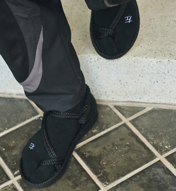 BOHONOMAD「【BOHONOMAD】ボホノマド x ヨシオクボ/ブラック/サンダル メンズ/HAWAII」|サンダル|