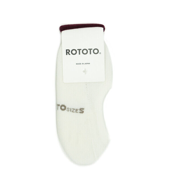 ROTOTO「【ロトト】フットカバー/ホワイト パイルコットン アクリル/ソックス レディース/FOOTCOVER」|ソックス|ホワイト