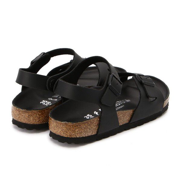 BIRKENSTOCK「【ビルケンシュトック】リオ ハーフエクスクィジット/ブラック ビルコフロー/サンダル レディース」|サンダル|