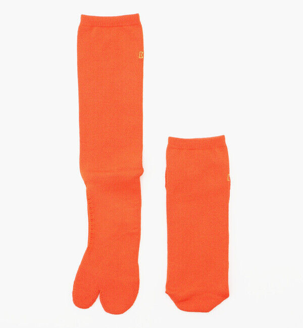 BENEXY「【ベネクシー】ザ クルーソックス/オレンジ ポリエステル コットン/靴下 メンズ レディース」|ソックス|オレンジ