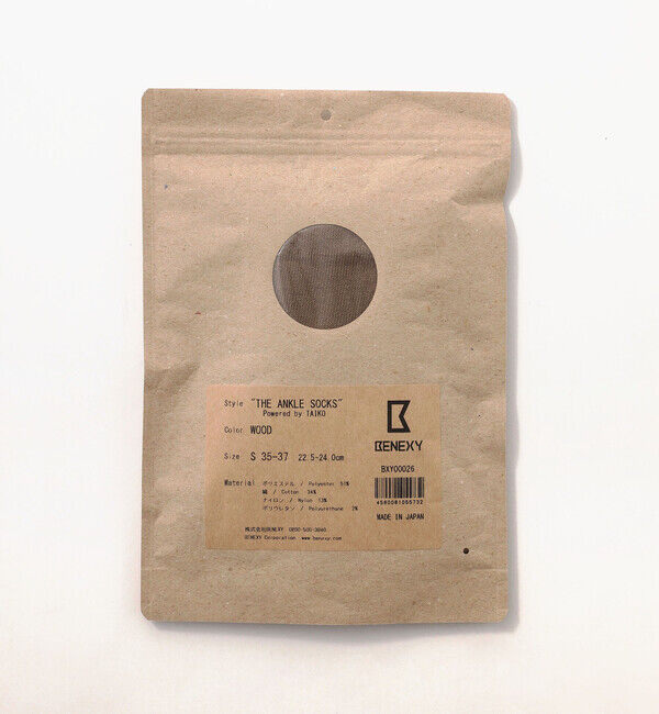 BENEXY「【ベネクシー】ザ アンクルソックス/ウッド ポリエステル コットン/靴下 メンズ レディース」|ソックス|