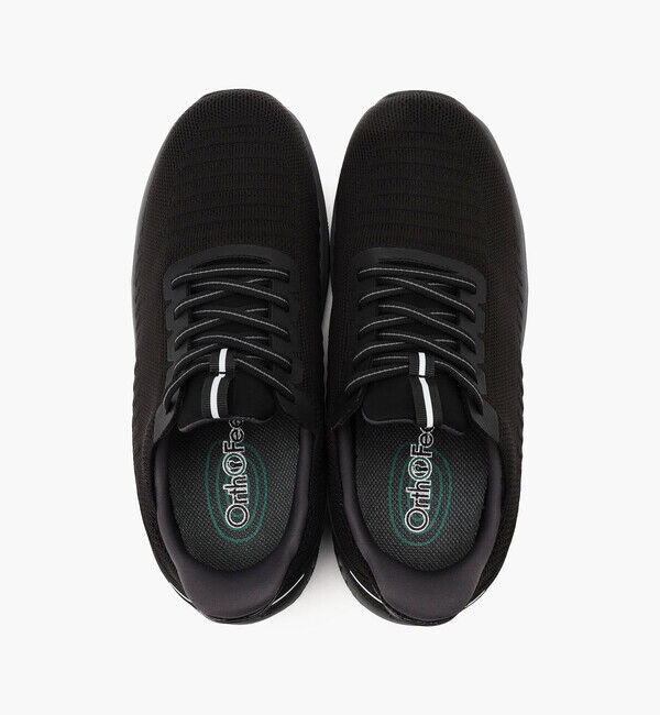 Orthofeet「【オーソフィート】ヤリ ワイド/ブラック テキスタイル/シューズ メンズ/Orthofeet」|スニーカー|