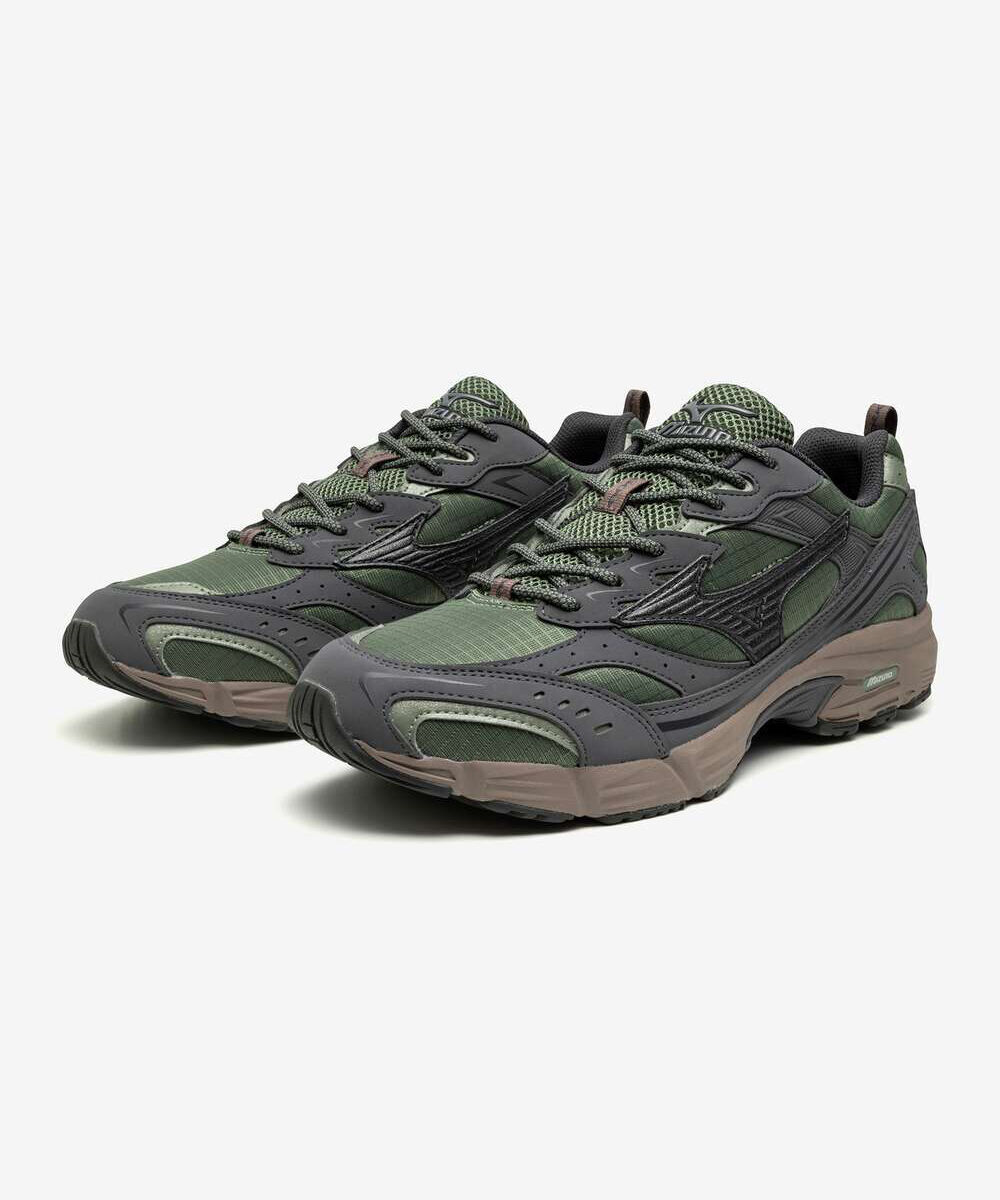 MIZUNO「MXR」|スニーカー|オリーブグリーン