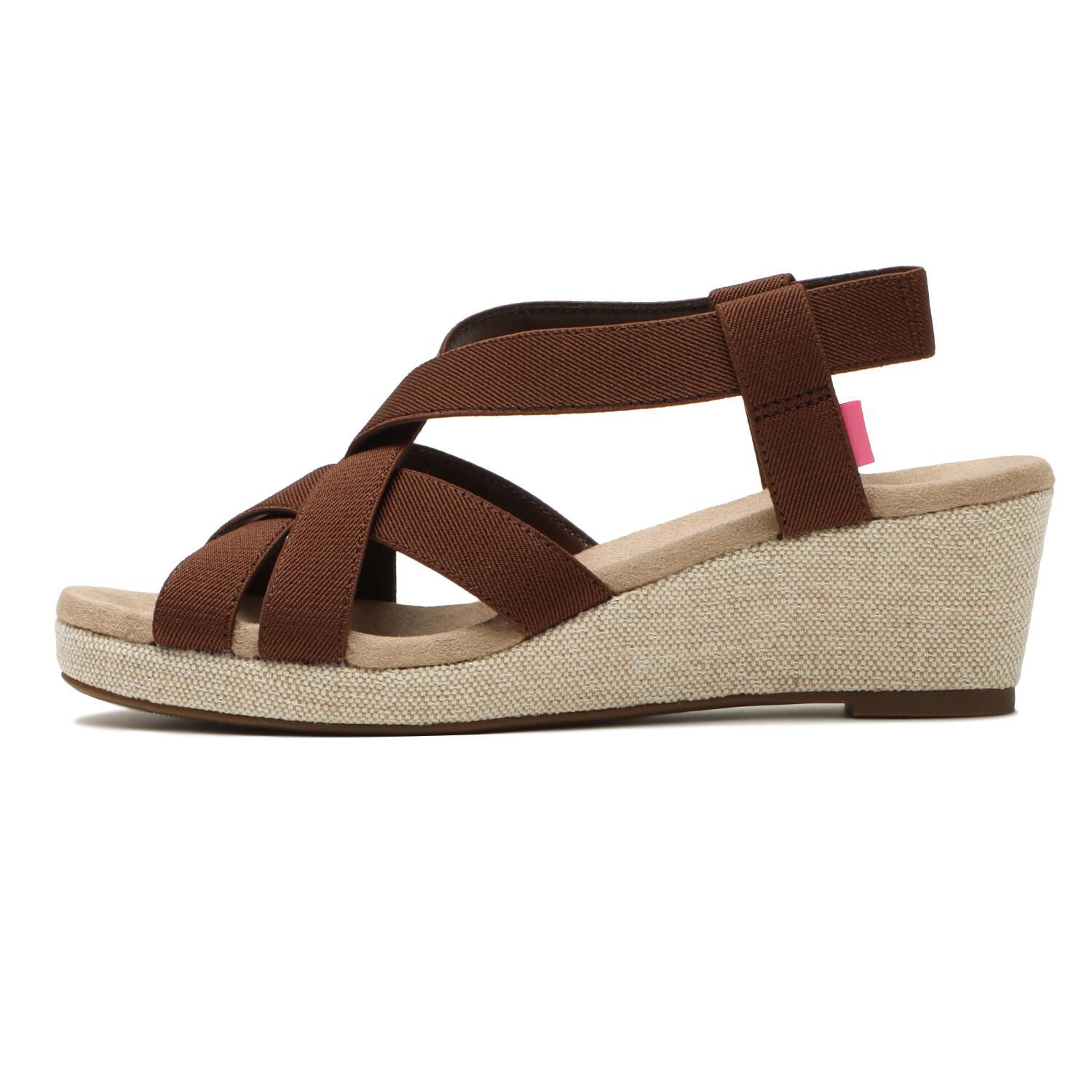 ABC SELECT「【ABC SELECT】GORE WEDGE 5」|サンダル|ブラウン