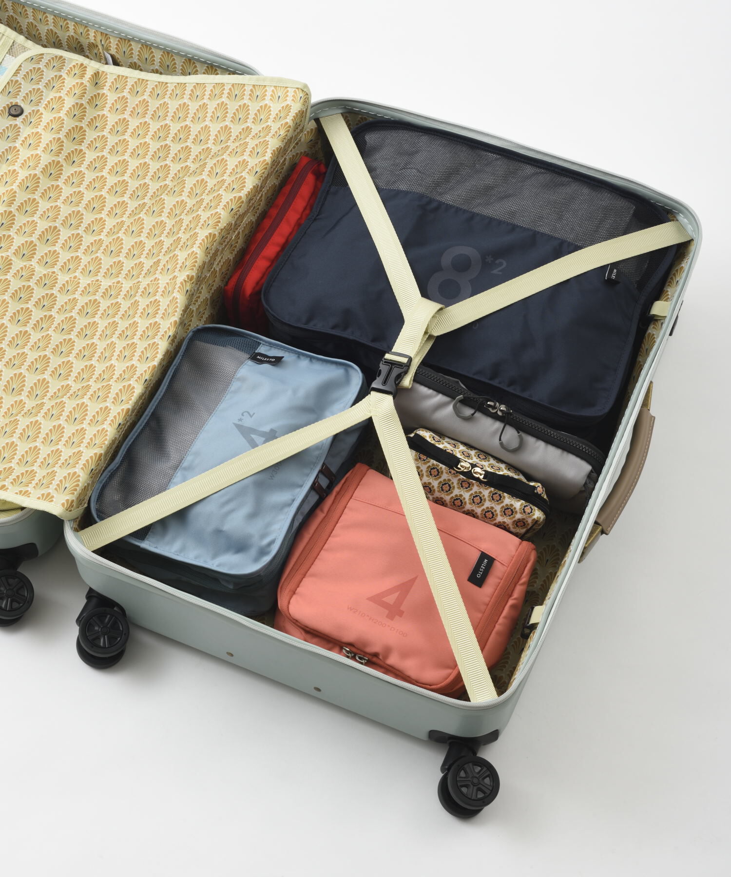 MILESTO「MILESTO UTILITY  ハードキャリー75L ストッパー付」|キャリーケース|