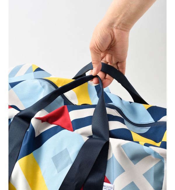 MILESTO「MILESTO&times;PAPIERTIGRE ポケッタブルボストン 45L」|ボストンバッグ|