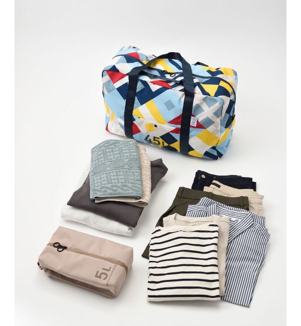 MILESTO「MILESTO&times;PAPIERTIGRE ポケッタブルボストン 45L」|ボストンバッグ|