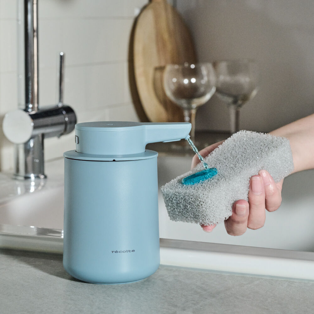recolte「レコルト 充電式オートディスペンサー[液体用]　RDS-2」|トイレタリー・ランドリーグッズ|ペールブルー