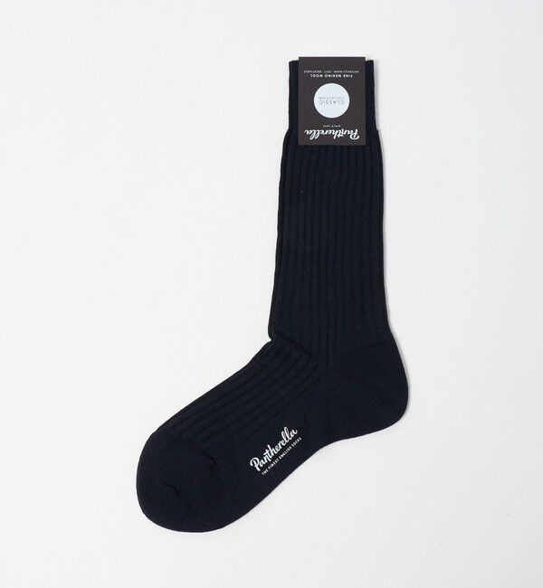 UNITED ARROWS「＜Pantherella＞ 5796/リブソックス」|ソックス|NAVY