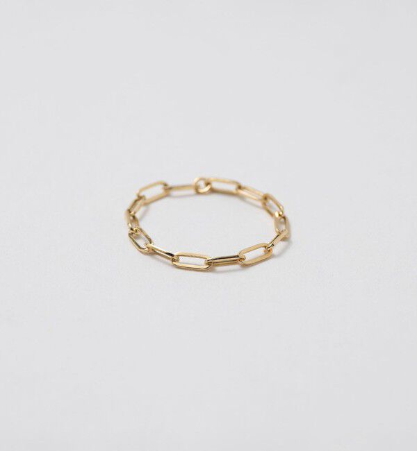 UNITED ARROWS「＜les bonbon＞K18 FILIPPA チェーンリング」|リング|GOLD