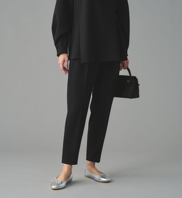 UNITED ARROWS「SPONGY タック テーパードパンツ」|スラックス|