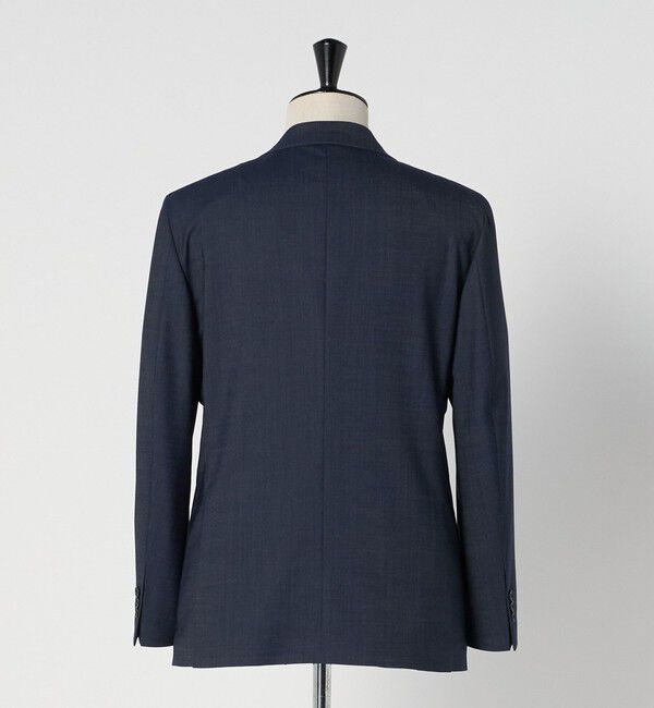 UNITED ARROWS green label relaxing「A+ デニムライク ダブルブレスト 4B スタンダード ジャケット -ウォッシャブル・ストレッチ-」|テーラードジャケット|
