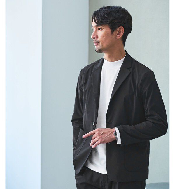 UNITED ARROWS green label relaxing「【WEB限定】JUST fit デイリーモック 長袖 Tシャツ -吸水速乾・抗菌-」|Tシャツ・カットソー|