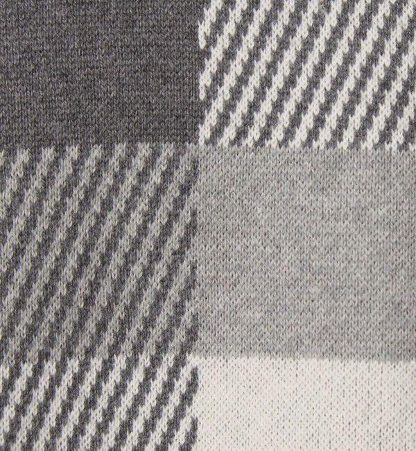 UNITED ARROWS green label relaxing「カラー ブロック ジャカード クルーネック ニット」|ニット・セーター|