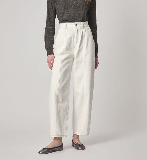 STEVEN ALAN「＜Steven Alan＞13OZ デニム タルパンツ」|デニム|WHITE