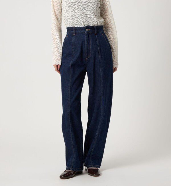 STEVEN ALAN「＜Steven Alan＞13OZ デニム タルパンツ」|デニム|NAVY