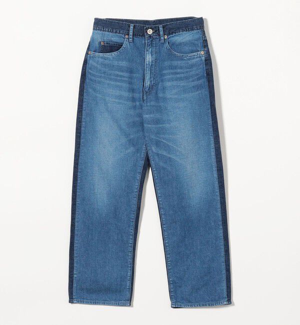 BEAUTY&YOUTH UNITED ARROWS「＜BONNY WOVEN＞パッチワーク デニム パンツ」|デニム|NAVY