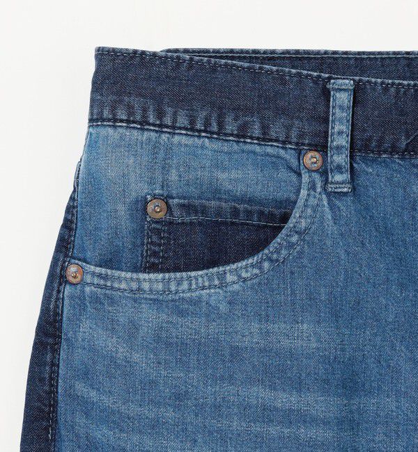 BEAUTY&YOUTH UNITED ARROWS「＜BONNY WOVEN＞パッチワーク デニム パンツ」|デニム|