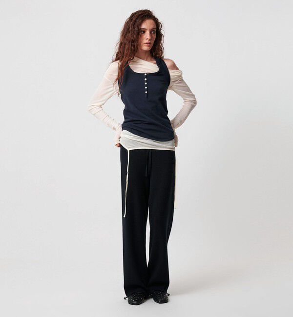 ATTISESSION「＜ATTISESSION＞ウラケ ホルターネック トップス」|Tシャツ・カットソー|