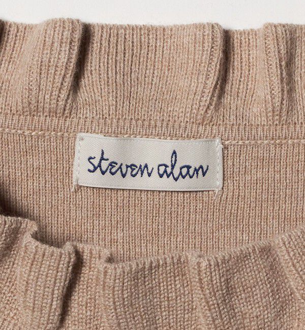 STEVEN ALAN「＜Steven Alan＞コットン カシミヤ フリル ニット」|ニット・セーター|