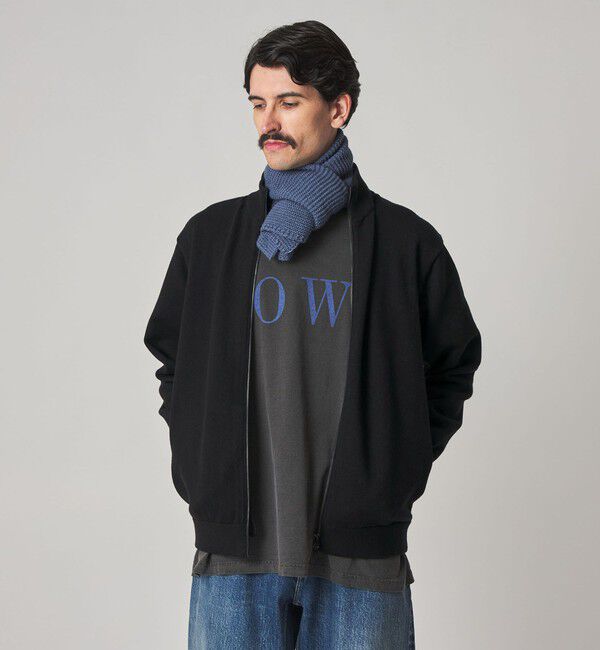 STEVEN ALAN「＜Steven Alan＞ ブラッシュド CTN/PE ドライバーズ ニット ブルゾン」|カーディガン|