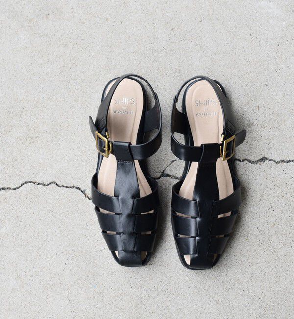SHIPS for women「* スリム グルカ サンダル 22.5～25.5cm 24SS ◇」|サンダル|