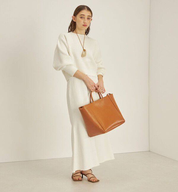 SHIPS for women「〈手洗い可能〉コットンポリ ローゲージ クルーネック プルオーバー◇」|ニット・セーター|