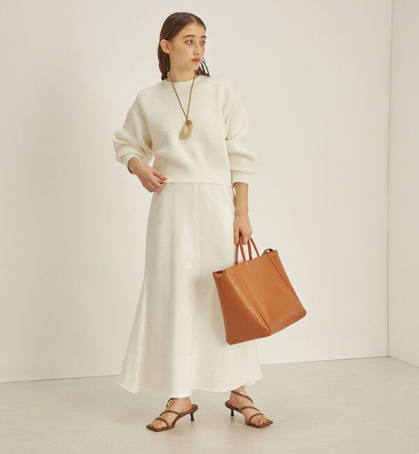 SHIPS for women「〈手洗い可能〉コットンポリ ローゲージ クルーネック プルオーバー◇」|ニット・セーター|