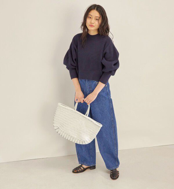 SHIPS for women「〈手洗い可能〉コットンポリ ローゲージ クルーネック プルオーバー◇」|ニット・セーター|