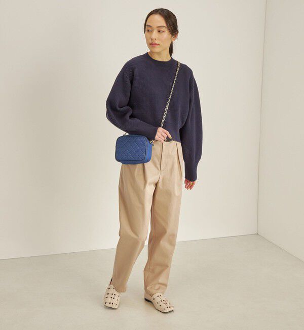 SHIPS for women「〈手洗い可能〉コットンポリ ローゲージ クルーネック プルオーバー◇」|ニット・セーター|