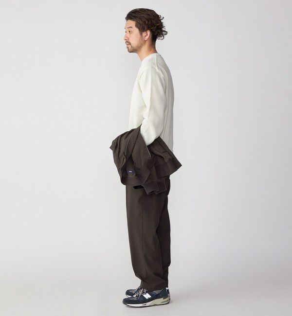 SHIPS「SHIPS:〈手洗い可能〉7ゲージ 2プライ ストローヤーン ギマ クルーネック ニット」|ニット・セーター|