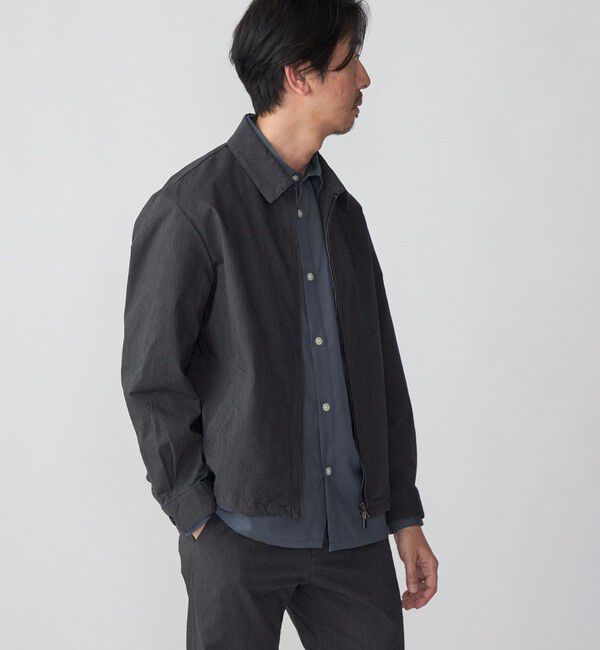 SHIPS「SHIPS:〈手洗い可能〉ハイパーストレッチ チェック ブルゾン (セットアップ対応)」|ブルゾン・スタジャン|