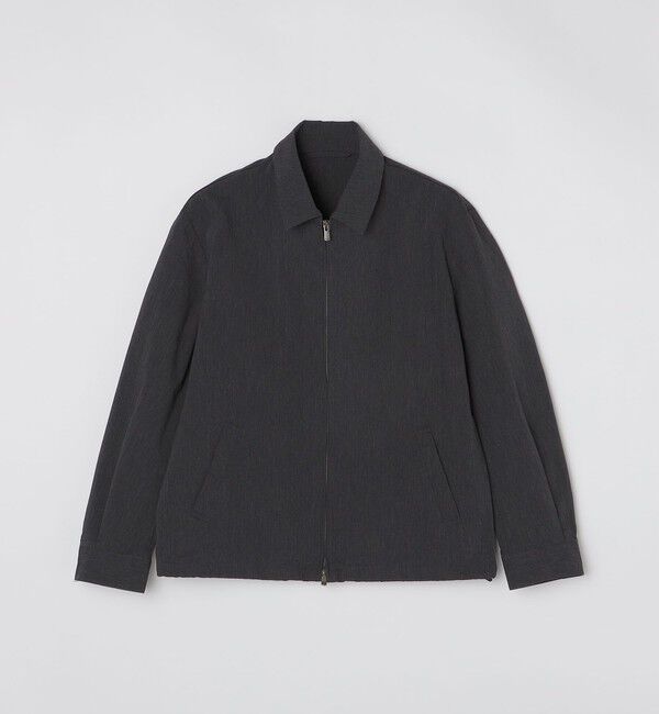 SHIPS「SHIPS:〈手洗い可能〉ハイパーストレッチ チェック ブルゾン (セットアップ対応)」|ブルゾン・スタジャン|