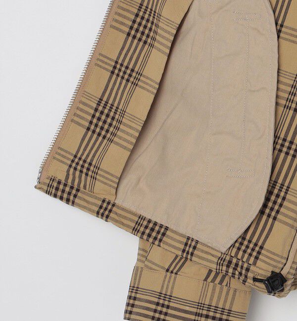 SHIPS「SHIPS:〈手洗い可能〉ハイパーストレッチ チェック ブルゾン (セットアップ対応)」|ブルゾン・スタジャン|