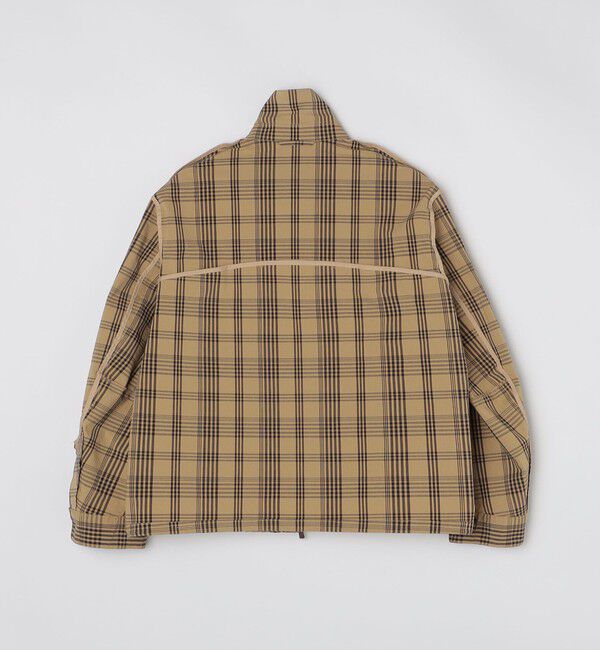 SHIPS「SHIPS:〈手洗い可能〉ハイパーストレッチ チェック ブルゾン (セットアップ対応)」|ブルゾン・スタジャン|