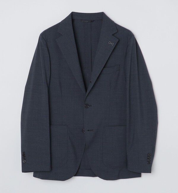 SHIPS「SHIPS:〈洗濯機可能〉 無地  ロイヤルブルー ジャケット」|テーラードジャケット|
