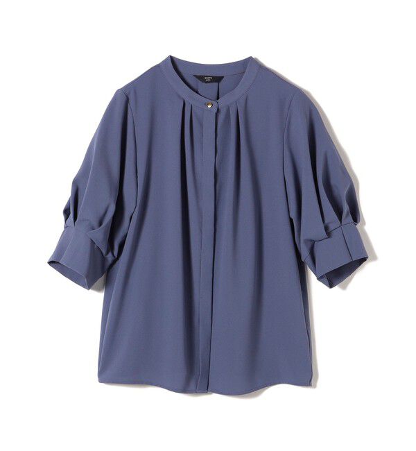 SHIPS Colors 「SHIPS Colors:〈洗濯機可能〉ジョーゼット タック スリーブ ブラウス◇」|シャツ・ブラウス|