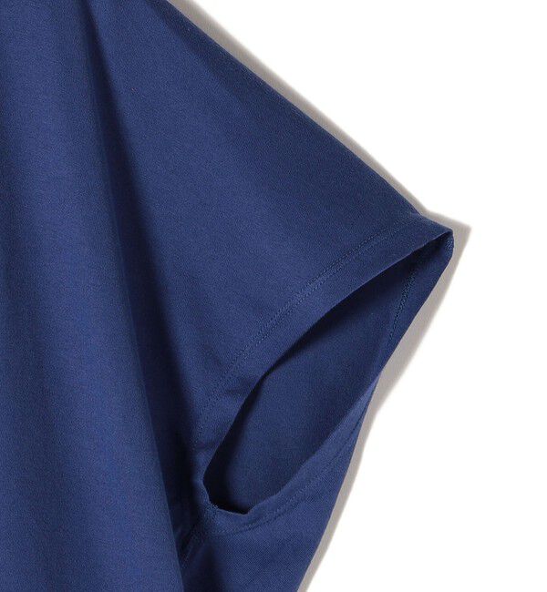 SHIPS for women「SHIPS Primary NavyLabel:〈手洗い可能〉BIG Tシャツ」|Tシャツ・カットソー|