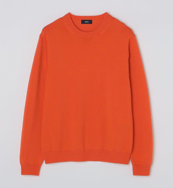 SHIPS「SHIPS:〈手洗い可能〉メリノウール TEXBRID(R) クルーネック ニット」|ニット・セーター|