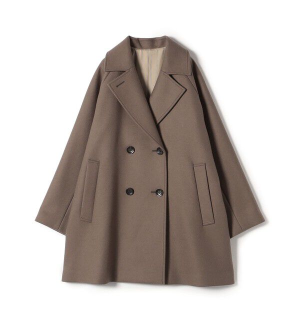 SHIPS for women「SUPER170 メルトン テントライン ミディ コート ◇」|その他|