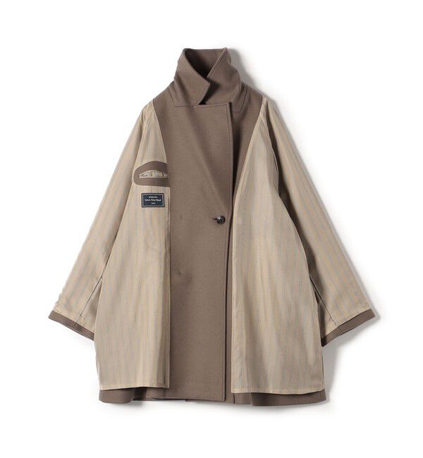 SHIPS for women「SUPER170 メルトン テントライン ミディ コート ◇」|その他|