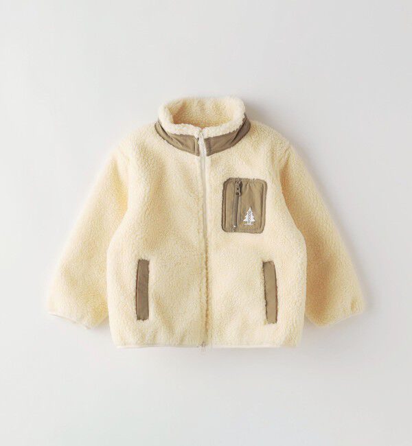 SHIPS Colors 「【SHIPS Colors別注】WOODS:スタンド ボア ブルゾン（80cm~130cm）」|その他|