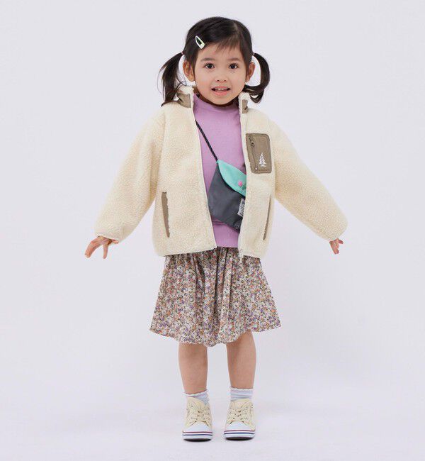 SHIPS Colors 「【SHIPS Colors別注】WOODS:スタンド ボア ブルゾン（80cm~130cm）」|その他|