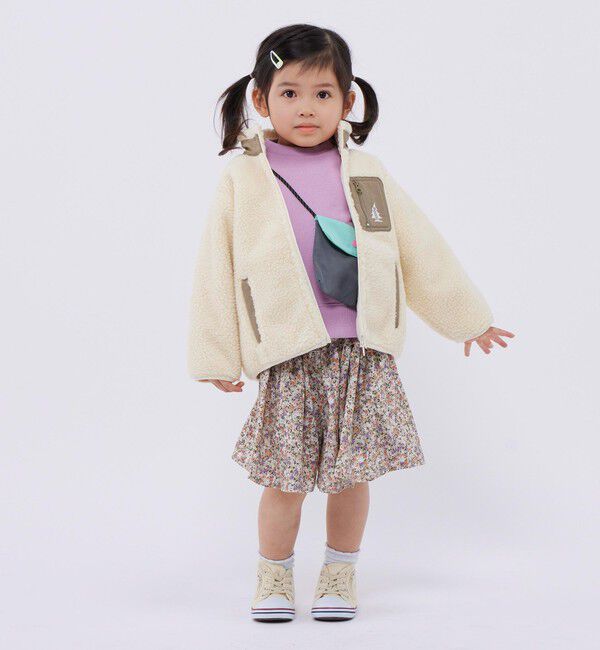 SHIPS Colors 「【SHIPS Colors別注】WOODS:スタンド ボア ブルゾン（80cm~130cm）」|その他|