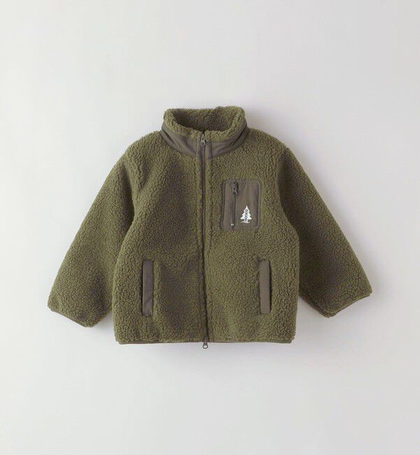 SHIPS Colors 「【SHIPS Colors別注】WOODS:スタンド ボア ブルゾン（80cm~130cm）」|その他|