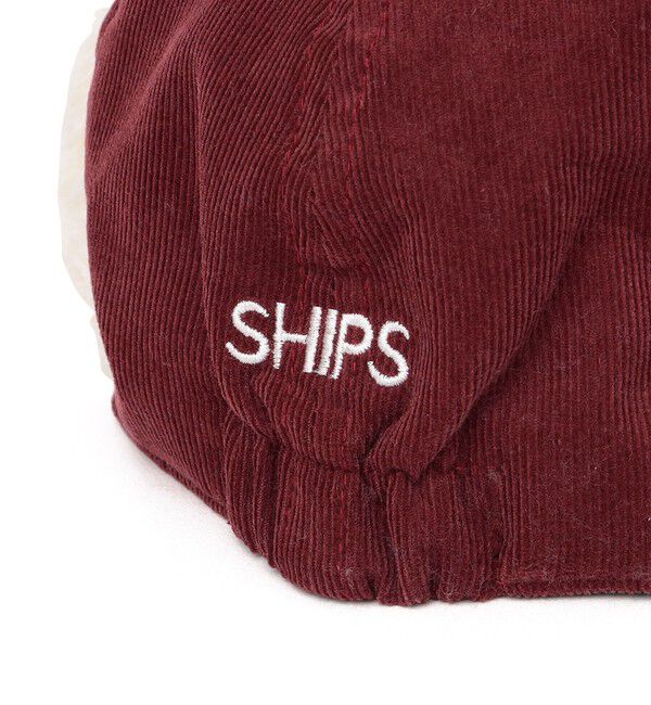 SHIPS KIDS「SHIPS KIDS:ベビー コーデュロイ フライト キャップ」|キャップ・キャスケット|
